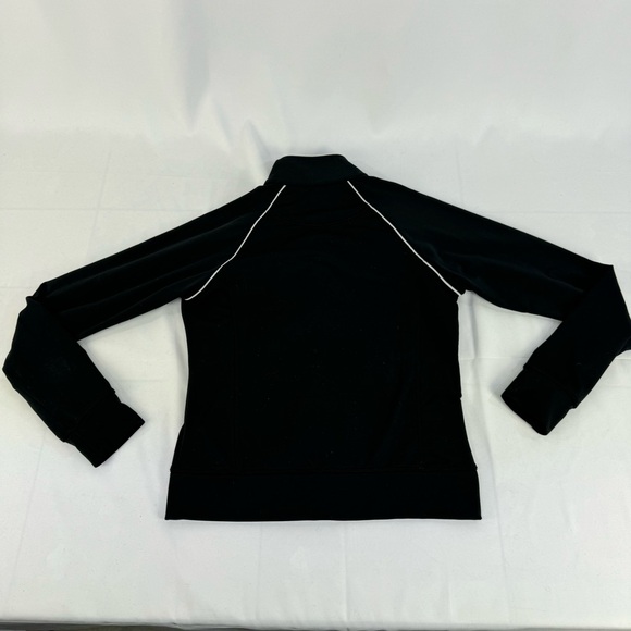 Nike Dry Fit Full Zip Track Jacket Athletic Long Sleeve XS Black and White - Picture 11 of 11